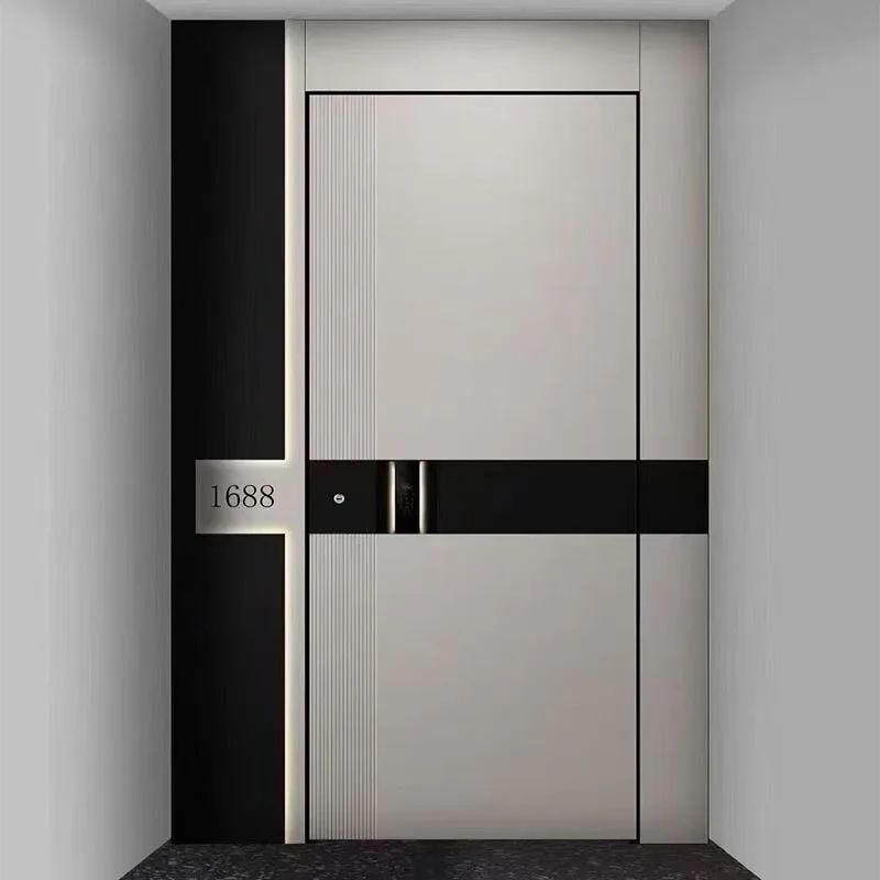 Integrale gegoten aluminium deur