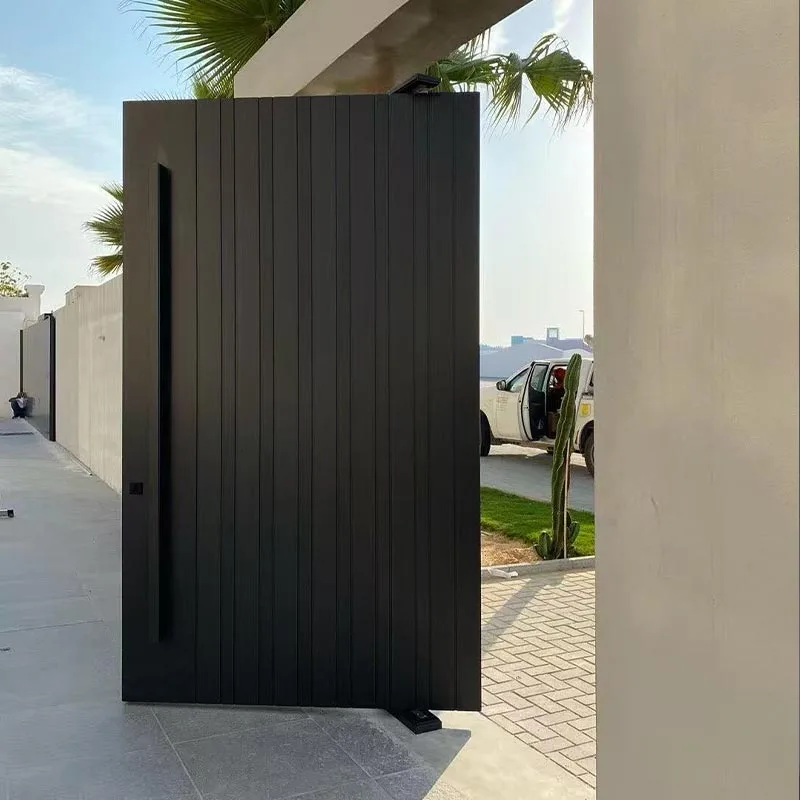 Off-axis gesneden koper-aluminium deur